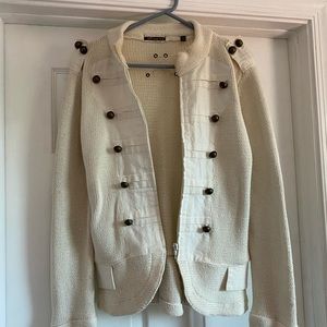 Cream long sleeved sweater